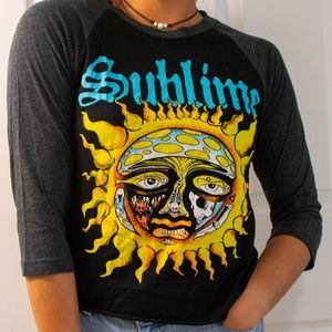 Cropped Sublime Baseball Tee